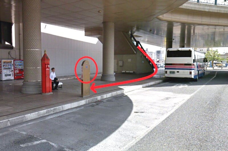 タカラスタンダード 倉敷ショールームまでの徒歩経路