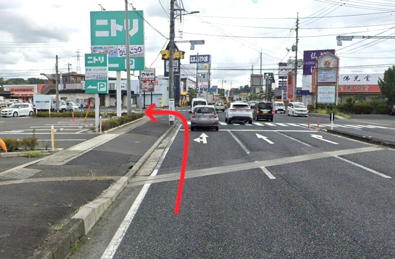 タカラスタンダード 津山ショールームまでの車の経路