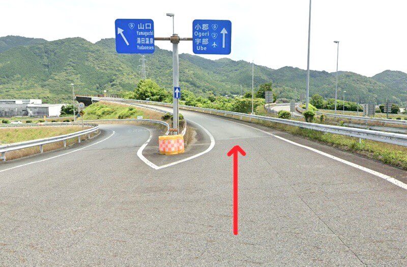 タカラスタンダード 山口ショールームまでの車の経路