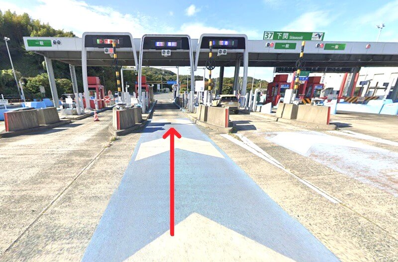 タカラスタンダード 下関ショールームまでの車の経路