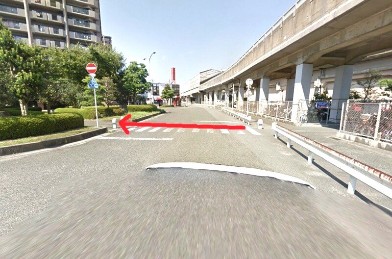 タカラスタンダード 下関ショールームまでの徒歩経路