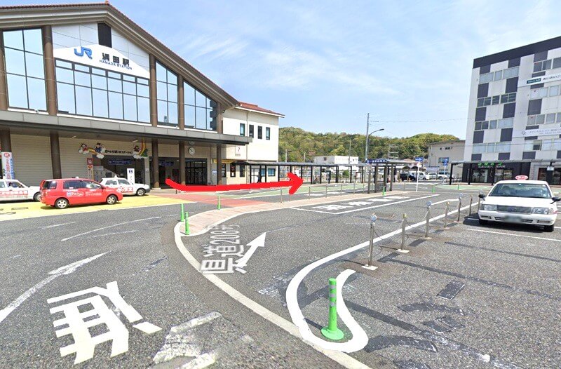 タカラスタンダード 浜田ショールームまでの徒歩経路