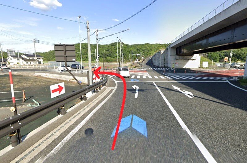 タカラスタンダード 鳥取ショールームまでの車の経路