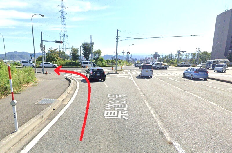 タカラスタンダード 鳥取ショールームまでの車の経路