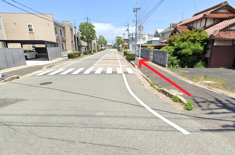 タカラスタンダード 鳥取ショールームまでの徒歩経路