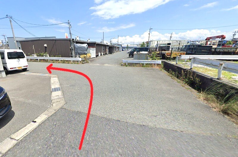 タカラスタンダード 鳥取ショールームまでの徒歩経路