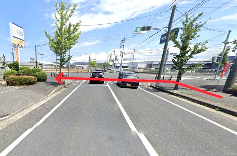 タカラスタンダード 鳥取ショールームまでの徒歩経路