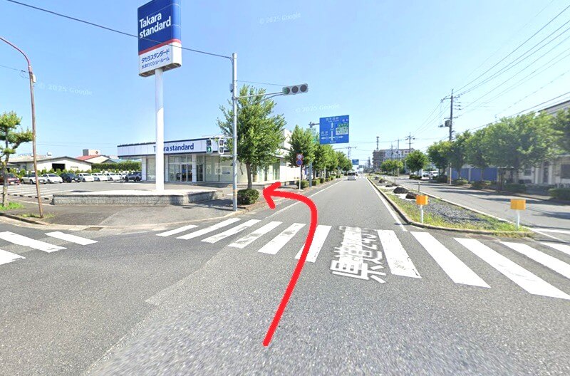 タカラスタンダード 米子ショールームまでの車の経路