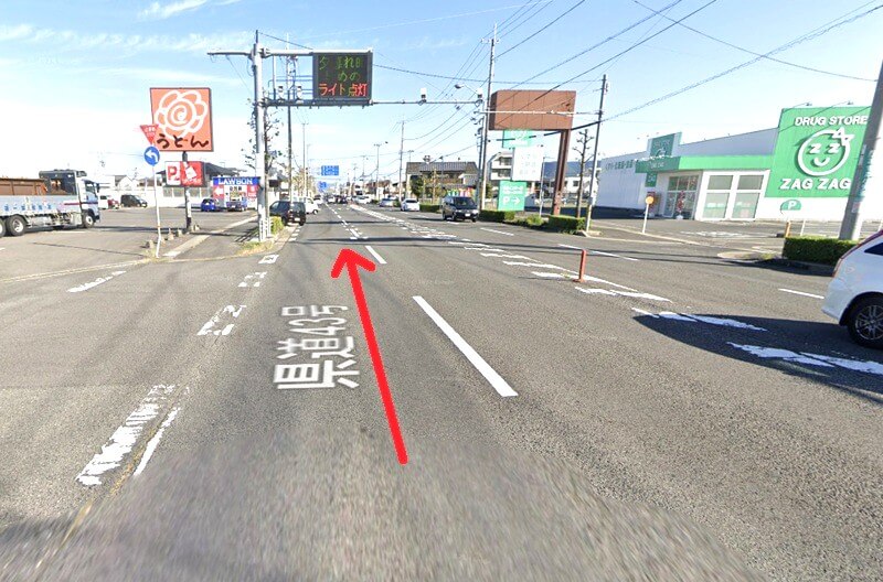 タカラスタンダード 高松ショールームまでの車の経路