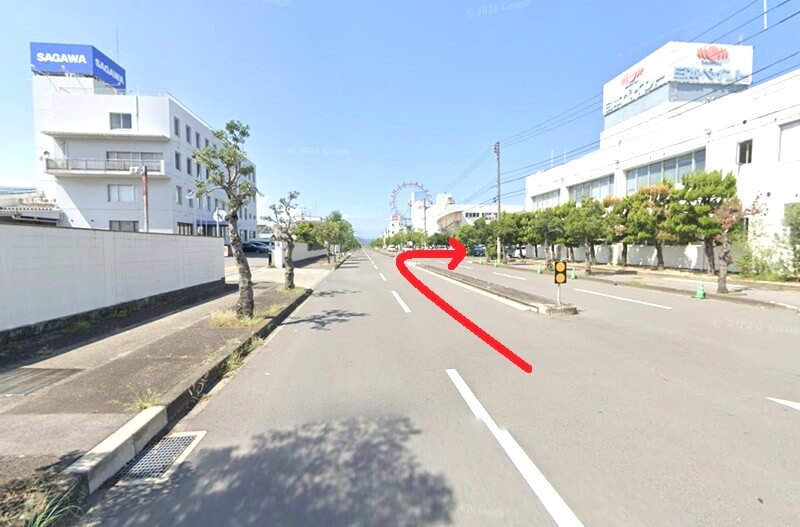 タカラスタンダード 高松ショールームまでの車の経路