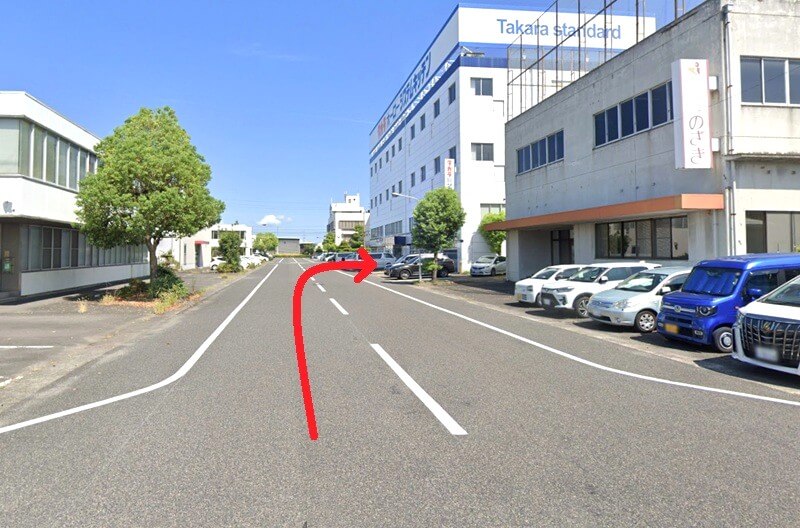 タカラスタンダード 高松ショールームまでの車の経路