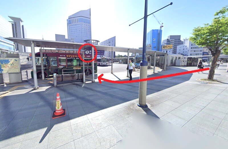 タカラスタンダード 高松ショールームまでの徒歩経路