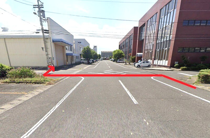 タカラスタンダード 高松ショールームまでの徒歩経路