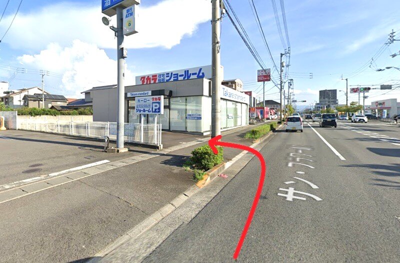タカラスタンダード 高松南ショールームまでの車の経路