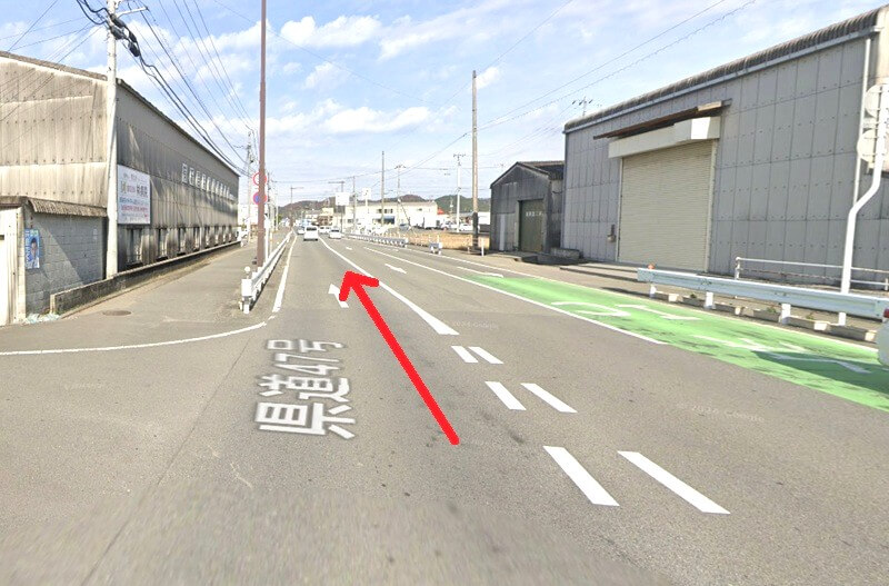 タカラスタンダード 新居浜ショールームまでの車の経路