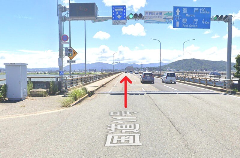 タカラスタンダード 徳島ショールームまでの車の経路