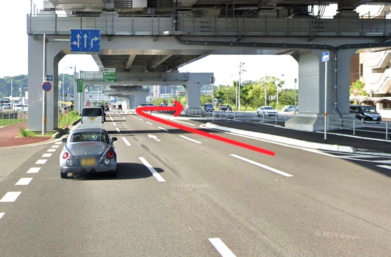 タカラスタンダード 高知ショールームまでの車の経路