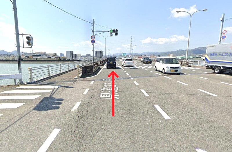 タカラスタンダード 高知ショールームまでの車の経路