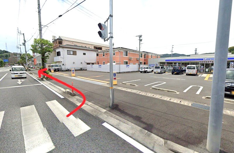 タカラスタンダード 中村ショールームまでの徒歩経路