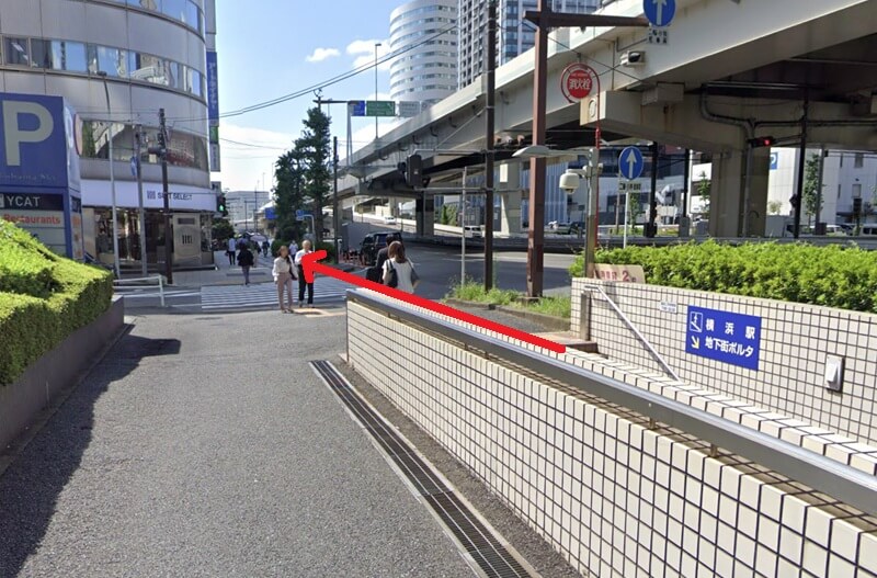 トクラス ギャラリー横浜までの徒歩経路