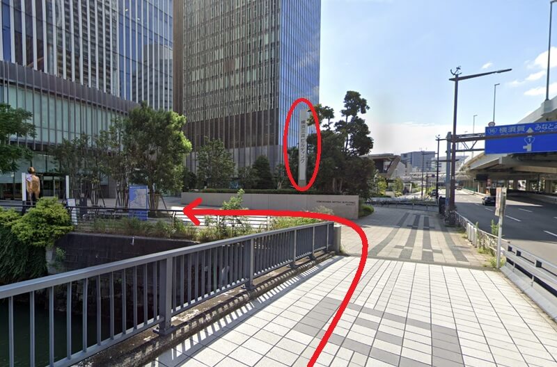 トクラス ギャラリー横浜までの徒歩経路