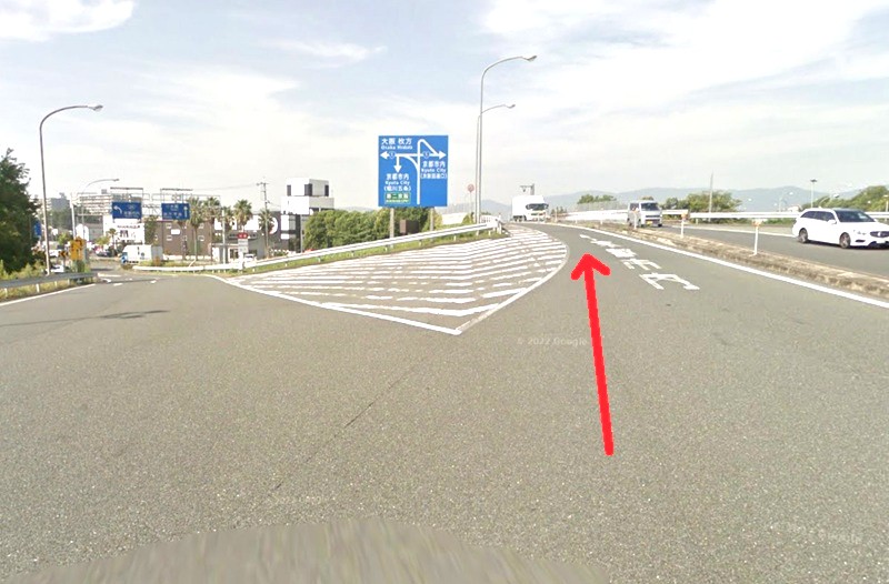 トクラス ショールーム京都までの車の経路