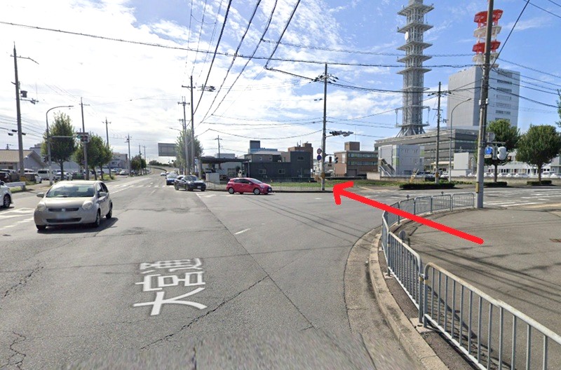 トクラス ショールーム京都までの徒歩経路