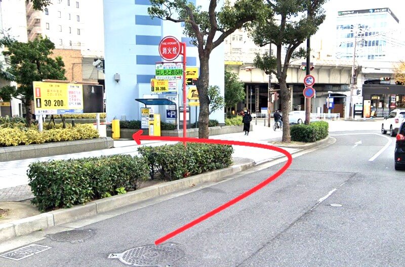 トクラス ショールーム神戸までの車の経路