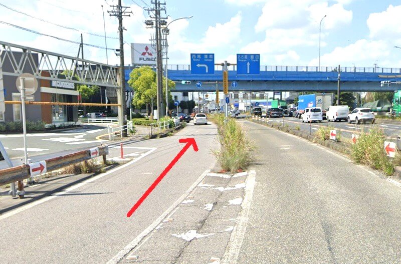 トクラス ショールーム岡崎までの車の経路