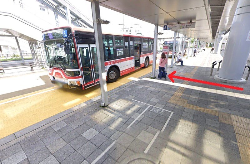 トクラス ショールーム岡崎までの徒歩経路
