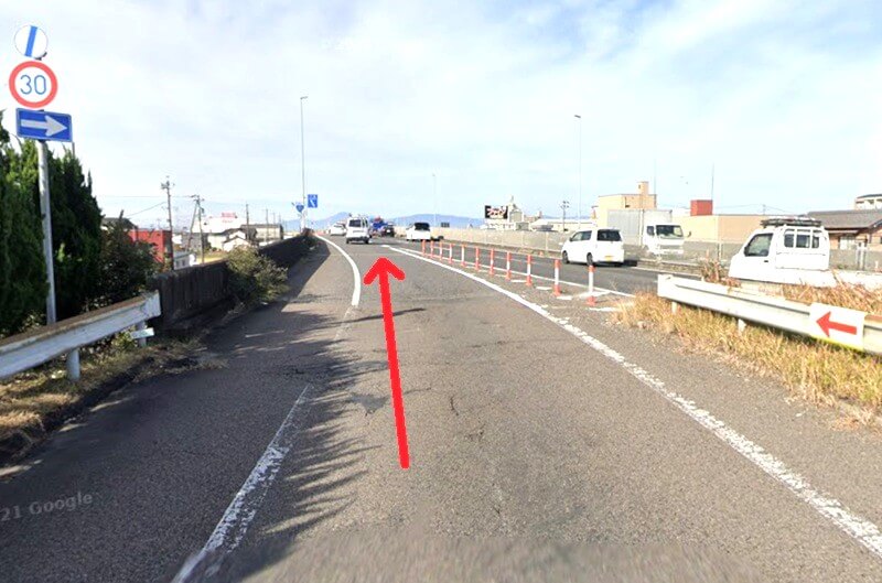 トクラス ショールーム岐阜までの車の経路