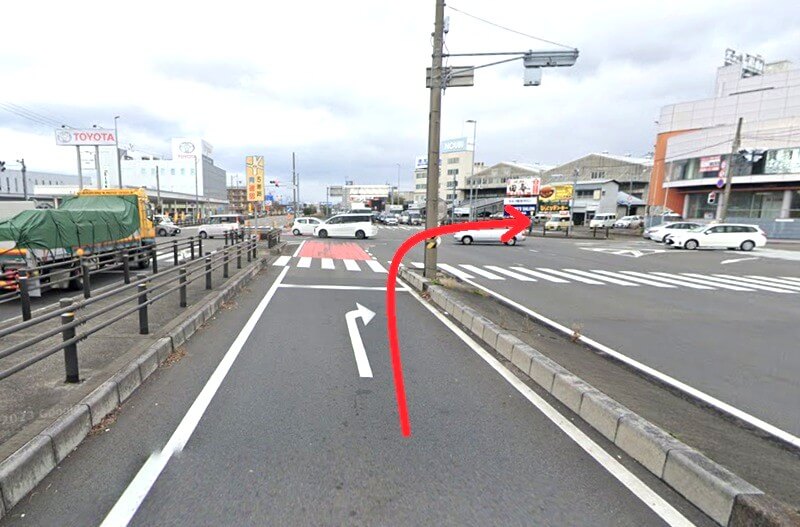 トクラス ショールーム岐阜までの車の経路