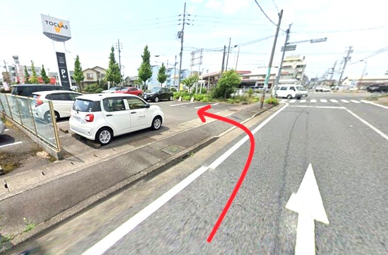 トクラス ショールーム岐阜までの車の経路