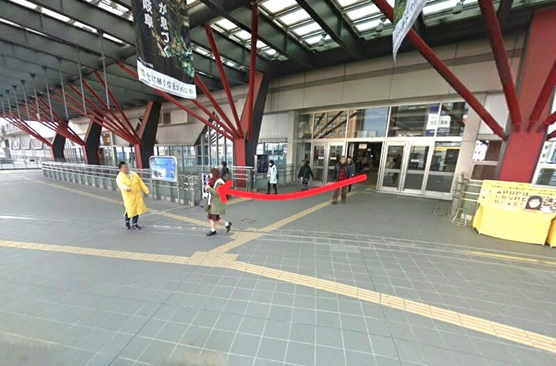 トクラス ショールーム岐阜までの徒歩経路