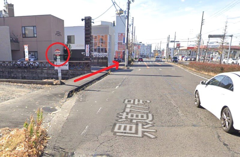 トクラス ショールーム岐阜までの徒歩経路