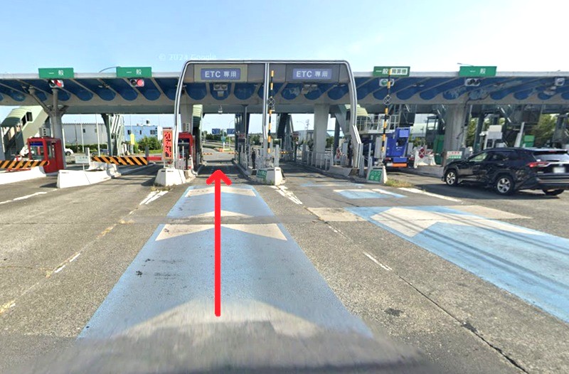 トクラス ショールーム浜松までの車の経路
