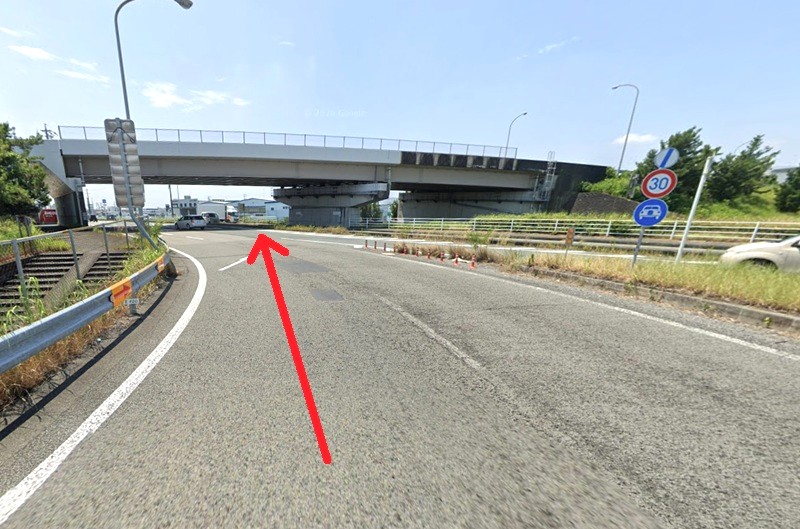 トクラス ショールーム浜松までの車の経路