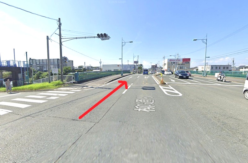 トクラス ショールーム浜松までの車の経路