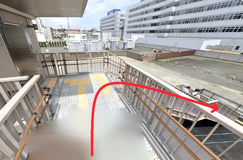 トクラス ショールーム浜松までの徒歩経路
