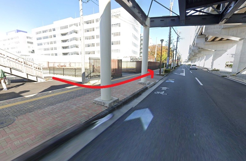 トクラス ショールーム浜松までの徒歩経路