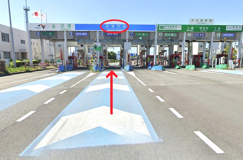 トクラス ショールーム静岡（提携店）テクパルショールームまでの車の経路
