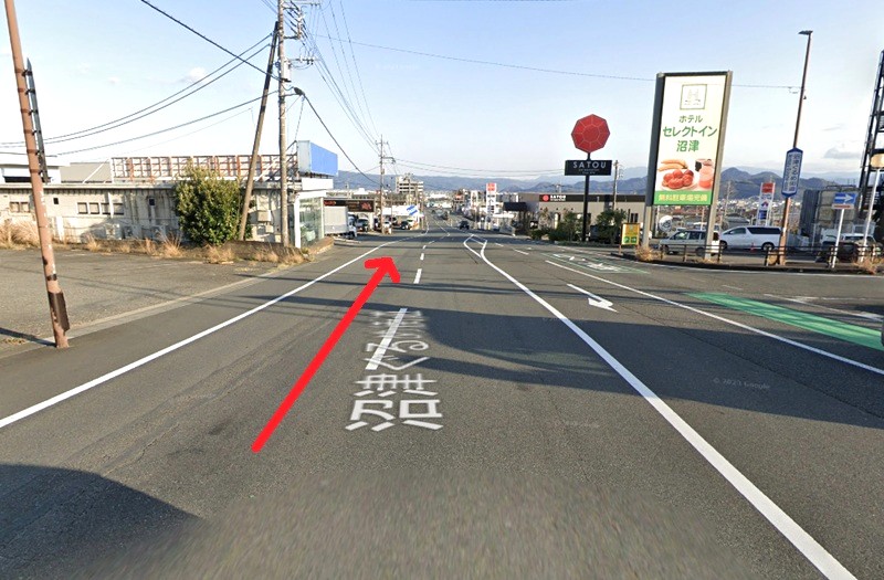 トクラス ショールーム静岡（提携店）テクパルショールームまでの車の経路
