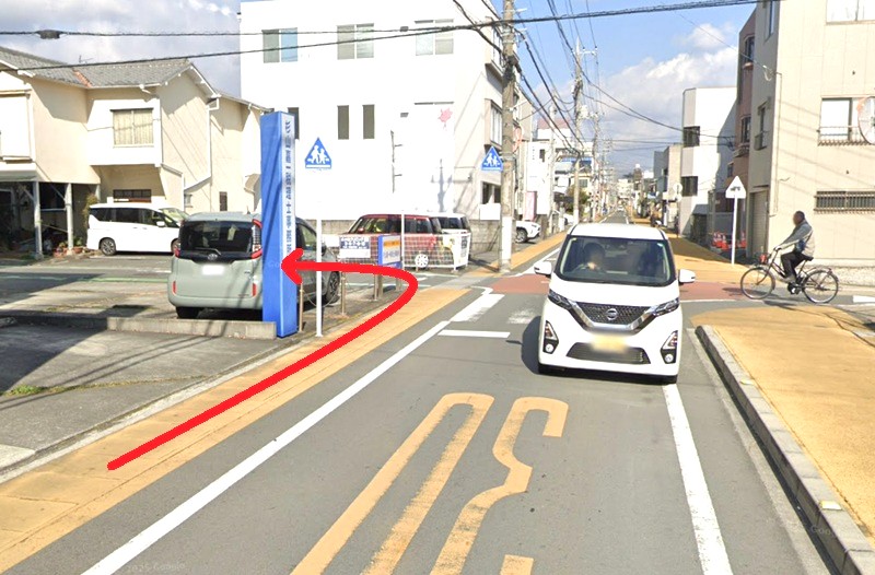 トクラス ショールーム静岡（提携店）テクパルショールームまでの徒歩経路