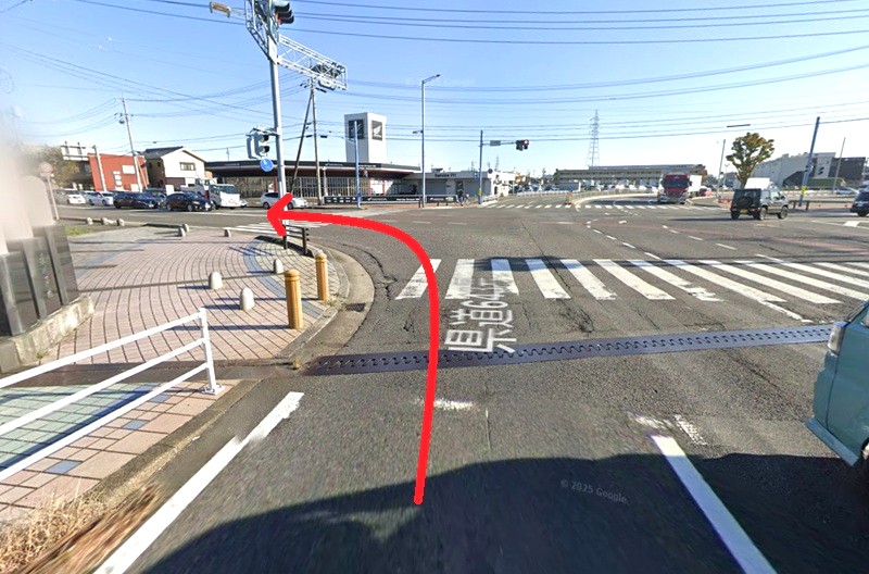 トクラス ショールーム三重までの車の経路