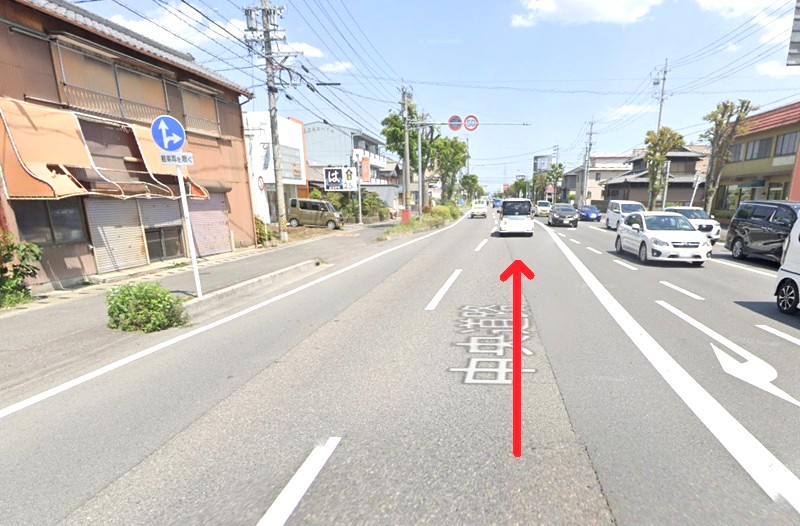 トクラス ショールーム三重までの車の経路