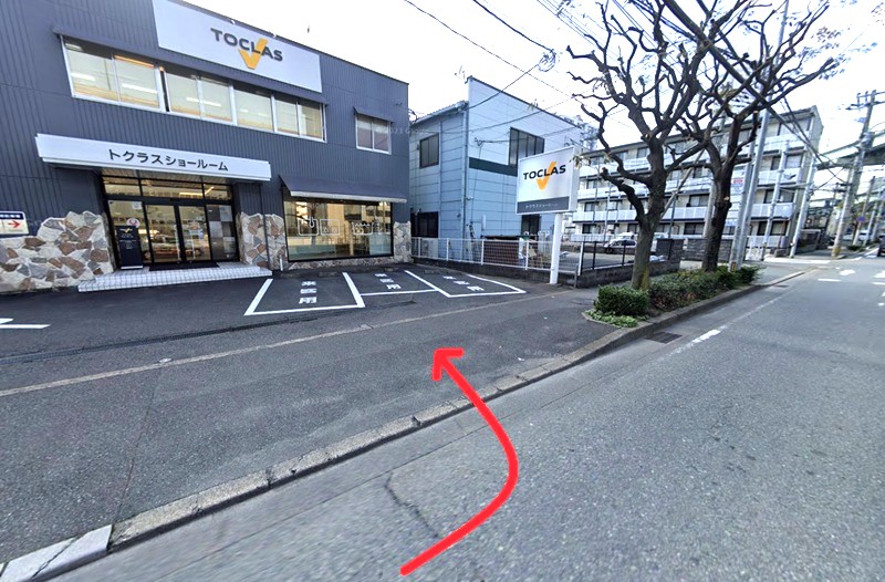 トクラス ショールーム福岡までの車の経路
