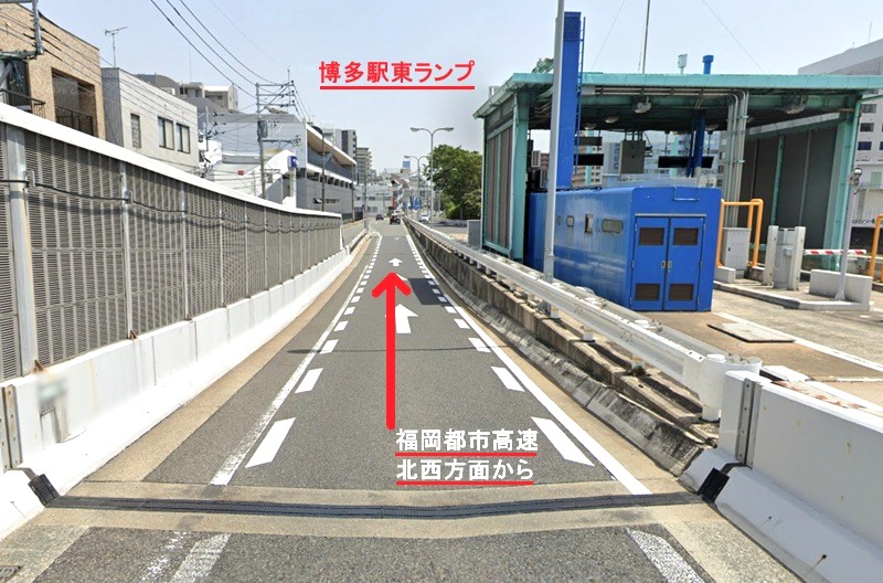 トクラス ショールーム福岡までの車の経路
