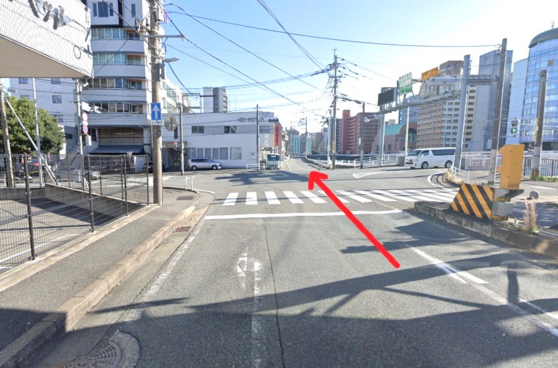 トクラス ショールーム福岡までの車の経路
