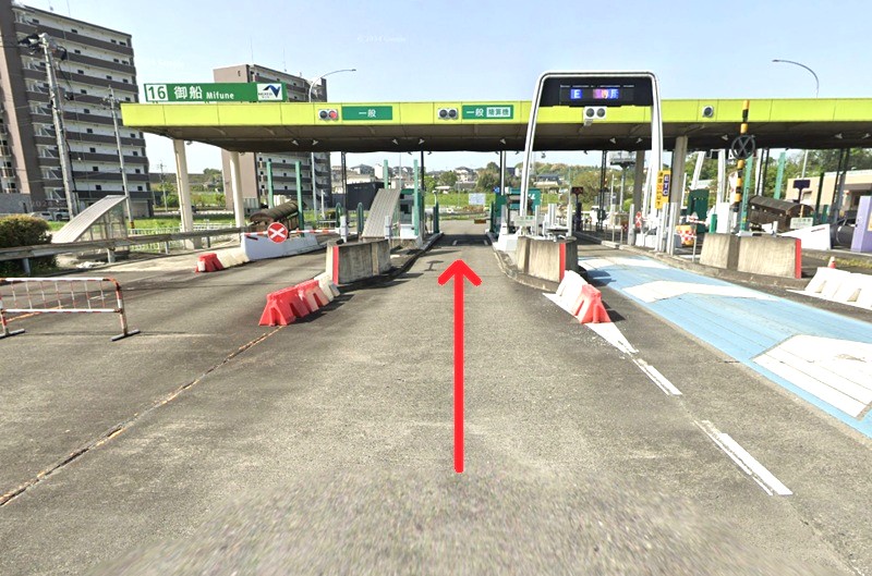 トクラス ショールーム熊本までの車の経路