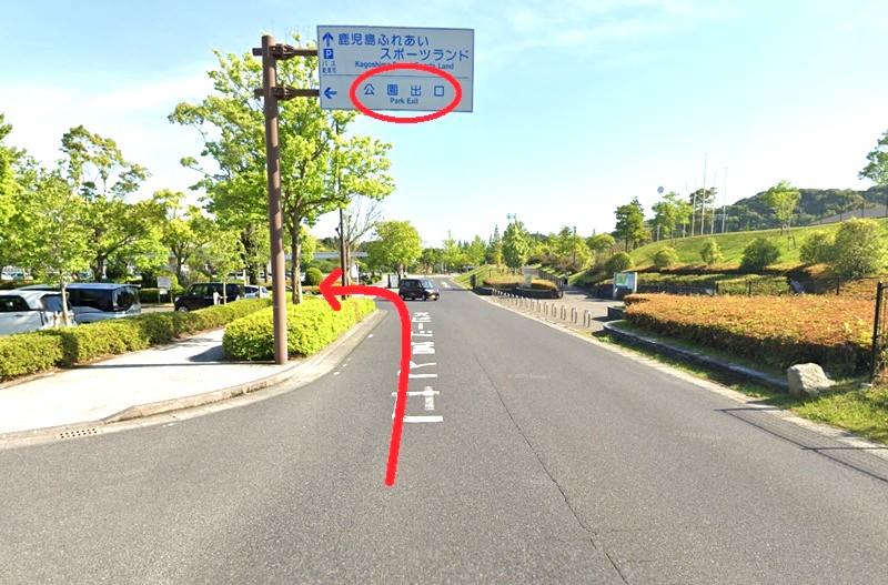 トクラス ショールーム鹿児島までの車の経路